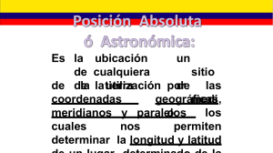 6 posicion astronomica