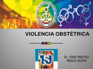 JOC VIOLENCIA OBSTETRICA 05 08 16