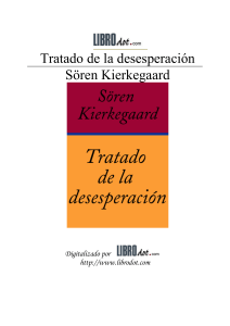 Tratado de la desesperacion - Kierkegaard, Soren