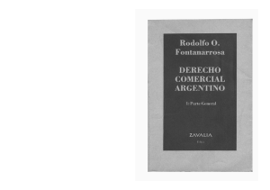 Derecho Comercial Argentino - Fontanarrosa Rodolfo O