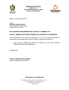 Oficio a Contratacion Acta Inicio Convenio Interadministrativo No.0384