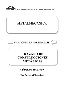89001580 TRAZADO DE CONSTRUCCIONES METALICAS