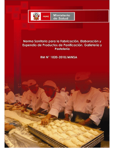 NORMA DE PANADERIAS RM Nº1020-2010