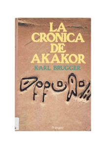 Brugger Karl Cronica de Akakor