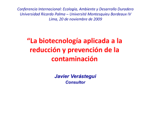 Javier Verastegui-Contaminacion Quimica y Biotecnologia-20.11.2009