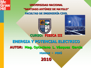 ENERGIA Y POTENCIAL ELECTRICO 2010-II