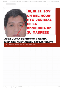 MASON PERUANO DENUNCIA A JUEZ ULTRA DELINCUENTE LUCIANO CASTILLO GUTIERREZ DE SULLANA Y A OTROS ANTE LA FISCALIA DE LA NACION (2)