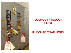 3.- Lockout Tagout LOTO