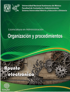 Organización y procedimientos UNAM