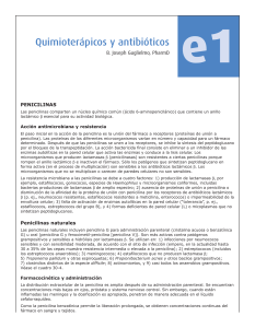 Quimioterapicos Y ANTIBIOTICOS.
