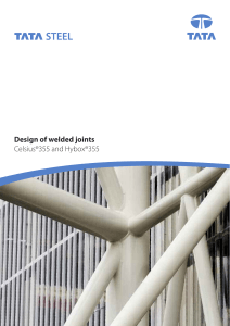Design of SHS Welded Joints Brochure 07-2013