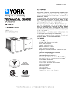  293942-ytg-a-0307 Manual Condensadoras