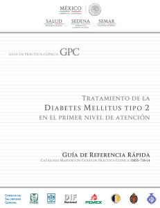 Guía de práctica clínica Tratamiento de la Diabetes Mellitus Tipo 2 en el primer nivel de Atención (2010)