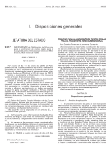 Convenio de Montreal: Transporte Aéreo Internacional