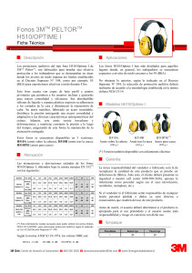 Protector auditivo Fono H510 - OPTIME I