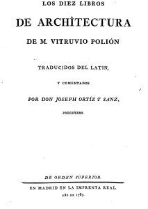 Los Diez Libros de M Vitruvio Polion 1787