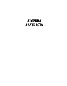 Herstein Algebra Lineal