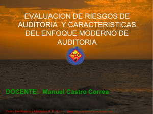 Evaluaci&oacute;n de Riesgos de Auditor&iacute;a y Enfoques Modernos