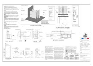 PLANTA DE PILETA SECCION X SECCION Y DETALLE DE