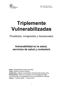 TRIPLEMENTE VULNERABILIZADAS Angel Amaro Quintas