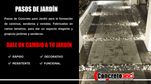 PASOS DE JARDÍN R.