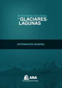 Inventario nacional de glaciares y lagunas. Información general