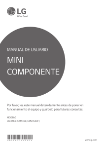 Manual LG Minicomponente