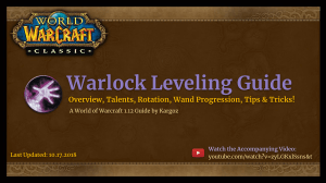 Comprehensive 1.12 Warlock Leveling Guide
