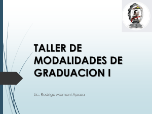 TALLER DE MODALIDADES DE GRADUACION I (clase 03-09-2020)