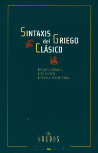 Varios - Sintaxis Del Griego Clasico