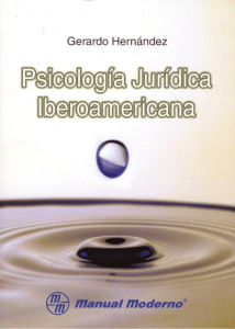 Psicología Jurídica Iberoamericana, ed. 1 - Gerardo Hernández