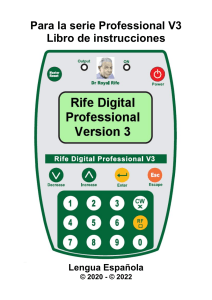 Rife Digital Professional V3 Series 2020 SPANISH