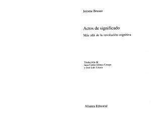 Libro pdf-Bruner Jerome - Actos De Significado