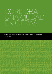 Córdoba una ciudad en cifras 2012