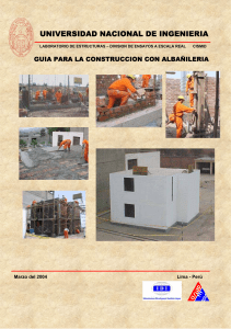 construction of masonry Spanish