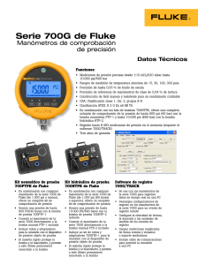 fluke-calibration 700G serie hoja