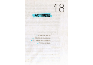 Capítulo 18 ACTITUDES