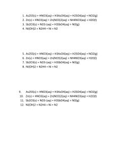 ejercicio de balanceo redox