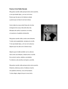 Poema 15 de Pablo Neruda