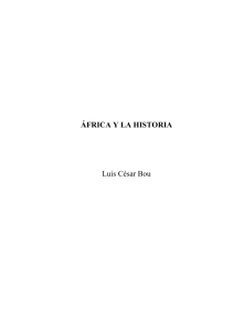 africa y la historia luis cesar bou