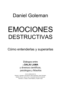 Daniel Goleman EMOCIONES DESTRUCTIVAS