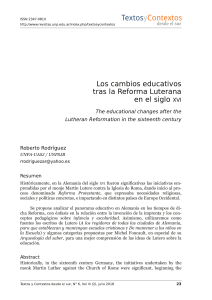 LUTERO Y LA REFORMA EDUCATIVA de Roberto Rodriguez
