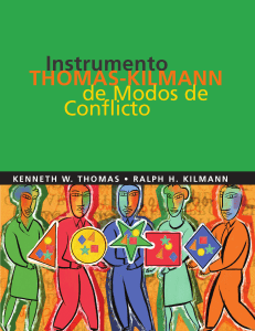 Instrumento THOMAS-KILMANN de Modos de Conflicto