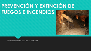 PREVENCIÓN Y EXTINCIÓN DE FUEGOS E INCENDIOS minas