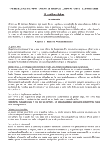 El Sentido Religioso: Realismo y Razonabilidad en Teología