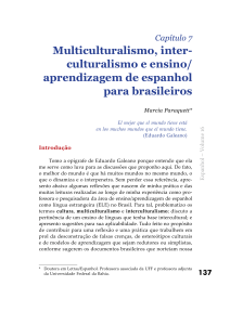 Multiculturalismo y aprendizaje de español