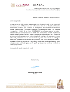 Carta agradecimiento diplomado INBA (Montoya Arias Luis Omar)