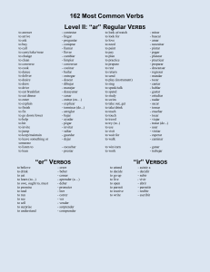 spanish-verbs-list