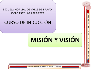 MISION VISION 2020 SEPTIEMBRE ENVB