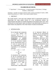 VOLUMEN MOLAR PARCIAL